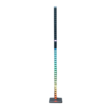 BOT LED podna lampa s glazbenim načinom rada AC1 122 cm WiFi RGB crna