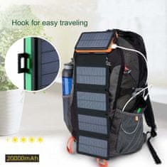 BOT Solarna power banka SP1 5 panela 20000mAh plava