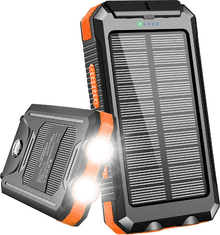 BOT Solarni powerbank SP2 1 panel 10000 mAh narančasta