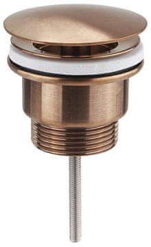 SAPHO Nezatvorivi izljev umivaonika 5/4”, velika bakrena kapica 10-55 mm