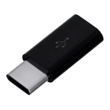 SAVIO SAV adapter AK-31/B Micro USB muški na USB Type C ženski crni