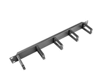 Lanberg Lanberg AK-1202-B panel za organizaciju kablova 1U, bijeli