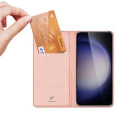Dux Ducis Skin Pro preklopna maska za Samsung Galaxy S24 Plus, ružičasta