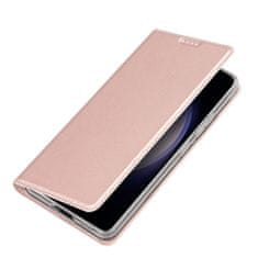 Dux Ducis Skin Pro preklopna maska za Samsung Galaxy S24 Plus, ružičasta