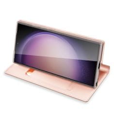 Dux Ducis Skin Pro preklopna maska za Samsung Galaxy S24 Ultra, ružičasta