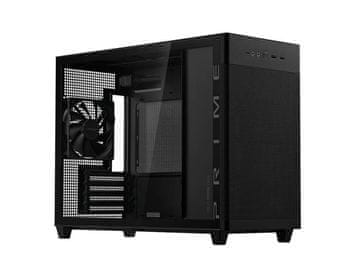 ASUS Prime AP201 kućište za računalo, Micro-ATX, kaljeno staklo, crno (90DC00G0-B39010)