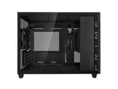 ASUS Prime AP201 kućište za računalo, Micro-ATX, kaljeno staklo, crno (90DC00G0-B39010)