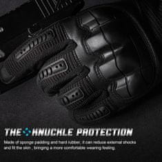 Netscroll Taktičke zaštitne rukavice, protiv udaraca i hladnoće, touchscreen kompatibilne, protuklizne rukavice za rad, za motor, bicikl, rad i outdoor aktivnosti, ProtectiveGloves