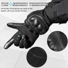 Netscroll Taktičke zaštitne rukavice, protiv udaraca i hladnoće, touchscreen kompatibilne, protuklizne rukavice za rad, za motor, bicikl, rad i outdoor aktivnosti, ProtectiveGloves