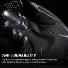Netscroll Taktičke zaštitne rukavice, protiv udaraca i hladnoće, touchscreen kompatibilne, protuklizne rukavice za rad, za motor, bicikl, rad i outdoor aktivnosti, ProtectiveGloves