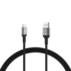 Varta Speed Charge & Sync kabel, USB-A na USB-C, crni, 2m (57935101111)