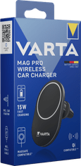 Varta Mag Pro bežični auto punjač, crni (57902101111)