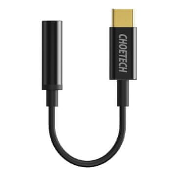 MojPlanet Adapter Choetech AUX003 USB-C na 3,5 mm audio adapter (crni)