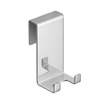 Gedy Kromirani dvostruki kuka za tuš kabinu THOR, 40x80x45 mm, za staklo 6-10 mm