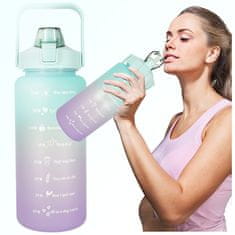 Ikonka Sport Bidon s vodom slamkom 2000 ml