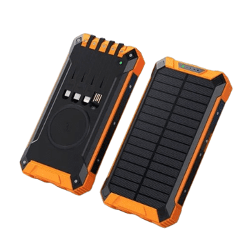 BOT Solarna power banka SP5 1 panel 20000mAh s kablovima narančasta