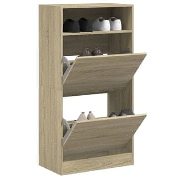 Vidaxl Ormarić za cipele Sonoma hrast 60x34x116 cm