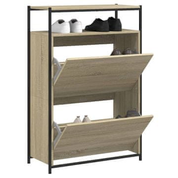 Vidaxl Ormarić za cipele Sonoma hrast 75x34x112 cm