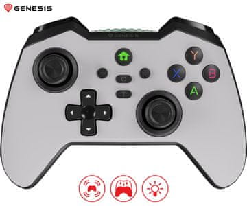 Genesis Mangan 400 bežični gamepad, Windows/Andoid/iOS, bijela