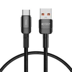 Tech-protect Ultraboost Evo kabel USB / USB-C 100W 5A 0.5m, crno