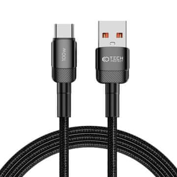 Tech-protect Ultraboost Evo kabel USB / USB-C 100W 5A 2m, crno