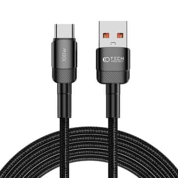 Tech-protect Ultraboost Evo kabel USB / USB-C 100W 5A 3m, crno
