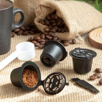 InnovaGoods Set od 3 kapsule za kavu za višekratnu upotrebu Recoff