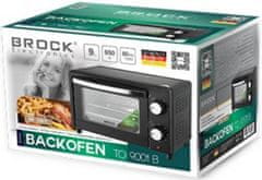 BROCK električna pećnica, 9 l, crna - TO 9001 B