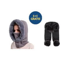 Netscroll Zimski set kapa i šal s flis podstavom za ugodnu toplinu u hladnim danima, FullBundle
