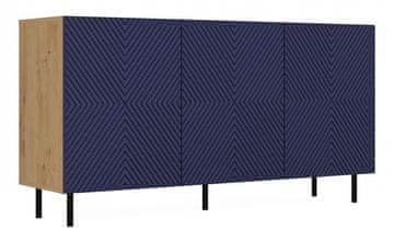 Topeshop KAMA 3D/K ARISAN NAVY BLUE komoda