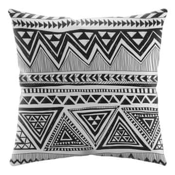 Darymex Ukrasna jastučnica 43x43 mekana baršunasta tkanina s uzorkom asimetričnih trokuta