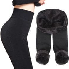 Netscroll Ženske zimske termalne tajice, toplo podstavljene, visok struk, mekane i elastične, ženske tople tajice oblikuju figuru, univerzalna veličina, HotLeggings