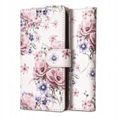 Tech-protect Wallet preklopna maska za Samsung Galaxy M34 5G, blossom flower