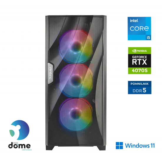 Anni Gamer Extreme stolno računalo, i5-14400F, 32GB, SSD2TB, RTX4070Super, W11H (G8-1017-W)