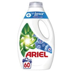 Ariel Fresh Air gel za pranje rublja, 3 l, 60 pranja