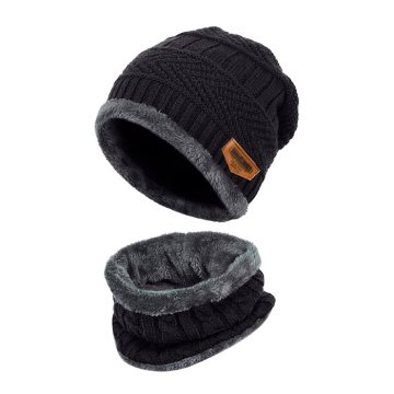 Netscroll Zimski set kapa i šal s flis podstavom za ugodnu toplinu u hladnom vremenu, unisex, Flisy