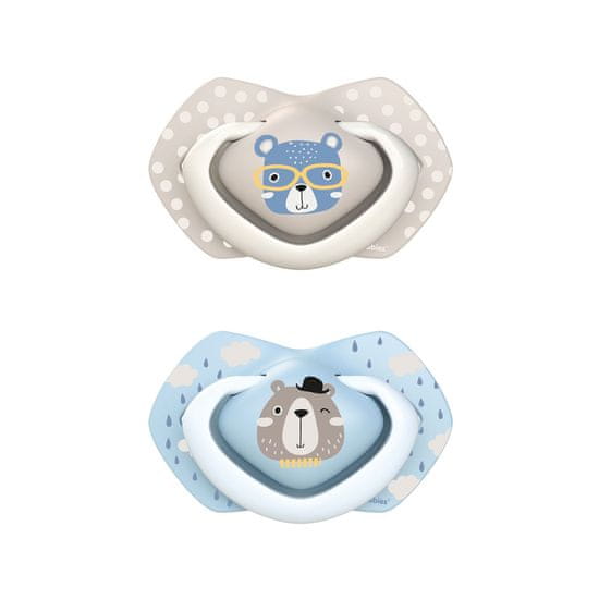 Canpol babies Light Touch set simetričnih silikonskih duda, 6-18m