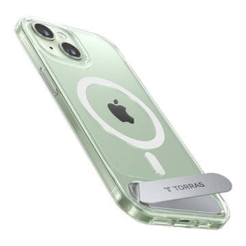 Torras Torras UPRO Pstand etui za iPhone 15 (prozoren)