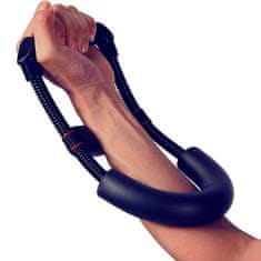 Netscroll Pripomoć za jačanje prstiju, dlanova i podlaktica, ergonomski, za sportaše, ured i kućnu upotrebu, prijenosan i izdržljiv, WristPower