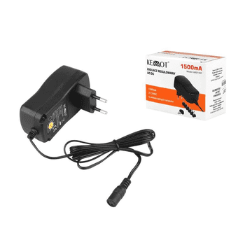 Kemot Prekidač adaptera. Chemot, 1500ma 3-12V, 6 Prilozi