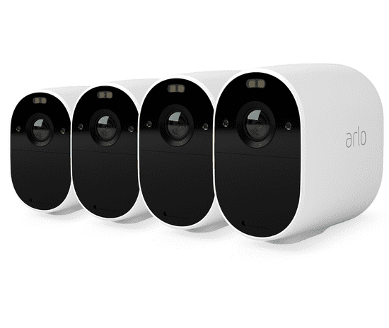 Arlo Essential vanjska sigurnosna kamera, 4 komada, bijela (VMC2430-100EUS)