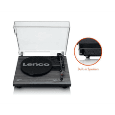 LENCO LS-10BK gramofon, crno-siva