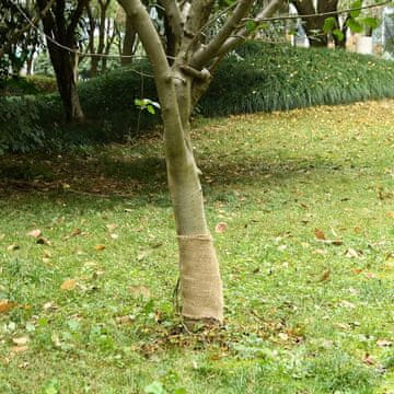Vidaxl Rola jutene tkanine, 0,25 x 15 m, 100% juta, 200 g/m²
