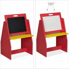 Aga Dječja ploča s stolicom Crvena