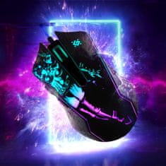 Dexxer Optički USB miš za igranje 3200DPI LED RGB