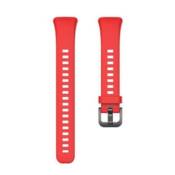 BStrap Silicone remen za Huawei Watch Fit, red/silver