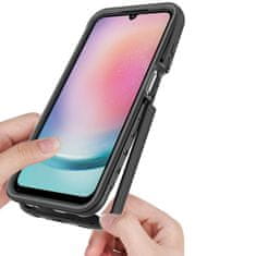 Tech-protect Defense 360 maska za Samsung Galaxy A25 5G, crno