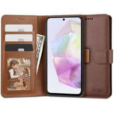 Tech-protect Wallet preklopna maska za Samsung Galaxy A35 5G, smeda