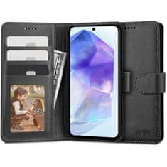 Tech-protect Wallet preklopna maska za Samsung Galaxy A55 5G, crno