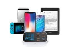 Verkgroup 8x USB 3.0 brzi LCD punjač 5-12V 40W